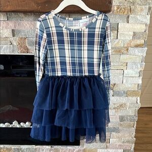 Posh Peanut multicolored fit and flare dress with ruffled tiers